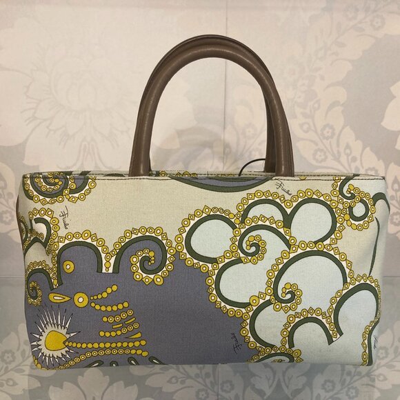 Emilio Pucci Canvas Handbag - Picture 1 of 7